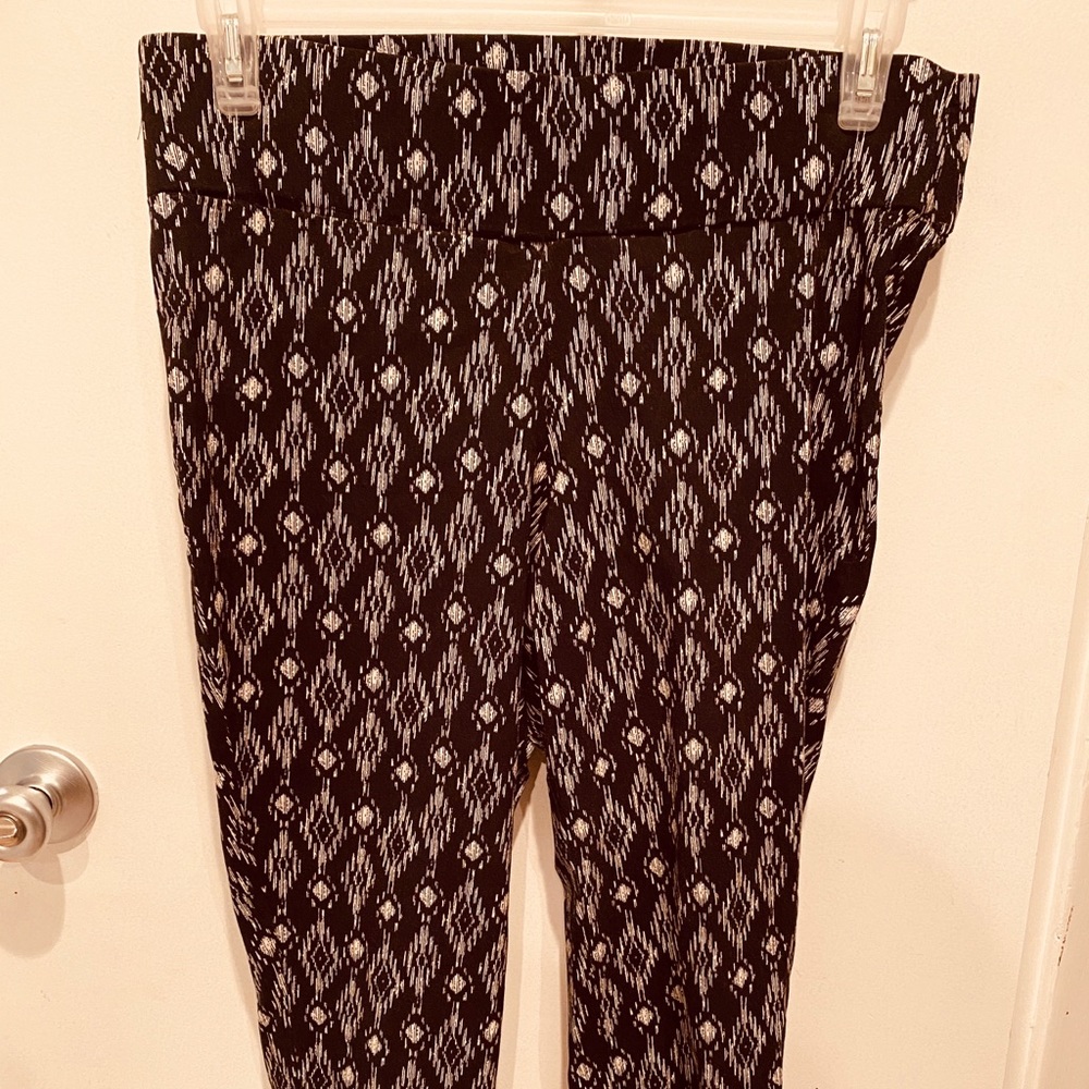 Torrid black and white work pants